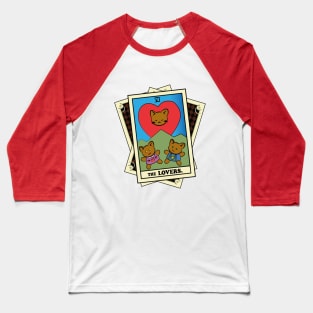 TAROT CARDS DECK | THE LOVERS. | FORTUNE CAT Baseball T-Shirt